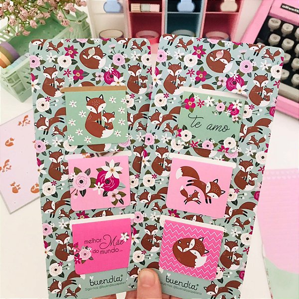 Marca Páginas Magnético - Raposinha