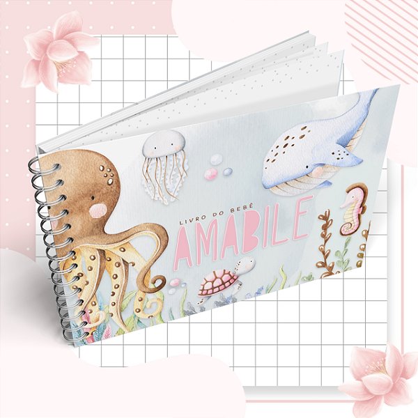 Coleção Maternidade Afetiva I - Fundo do Mar Rosa