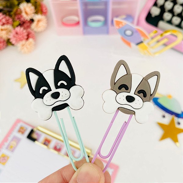 Clips Decorado Cachorrinho