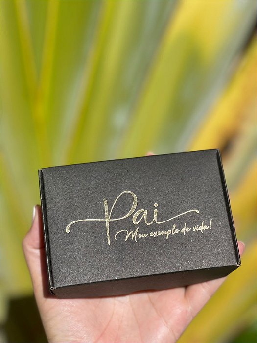 Caixa Basculante Dia dos Pais c/ Hot Stamping (10 unidades)