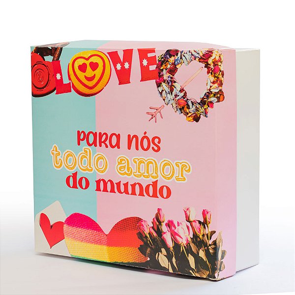 Caixa 28x28x10 - Coleção Retrô  (10 unidades)