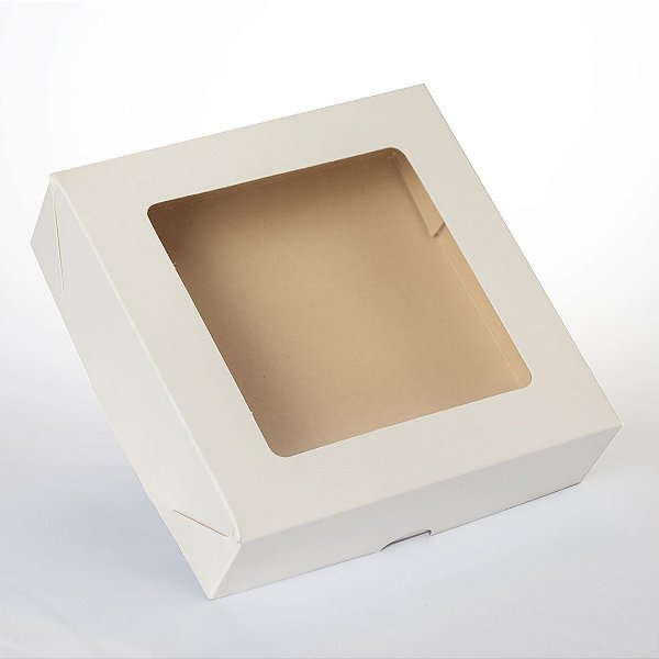 Caixa com Visor Branca (10 unidades)