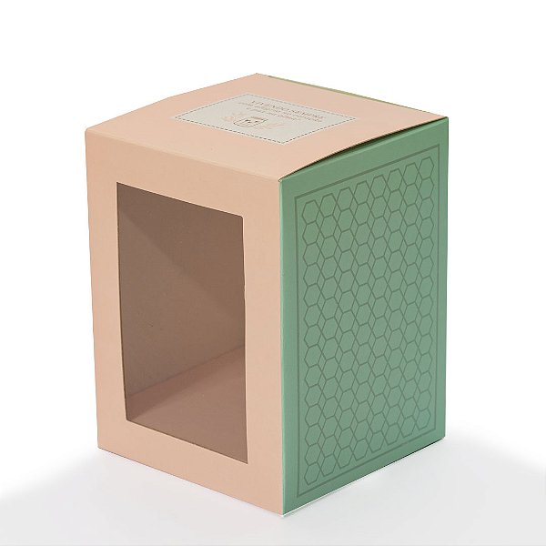 Caixa para Bolo no Pote - Doce Afeto Verde (20 unidades)