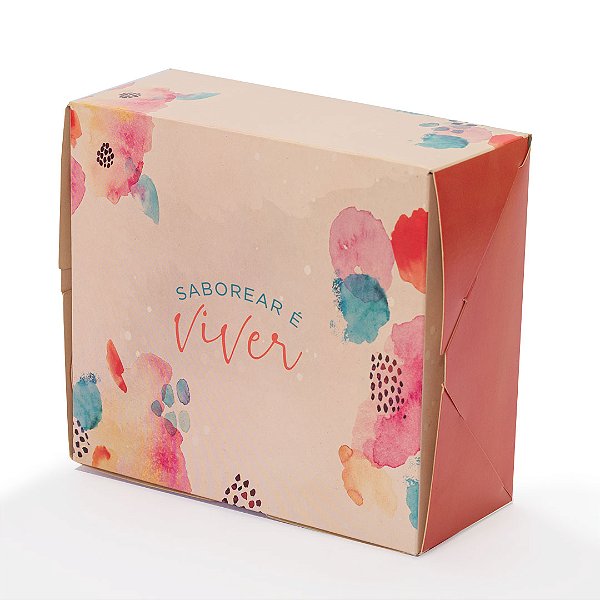 Caixa Basculante pequena "Doce Afeto Rosa" (20 unidades)