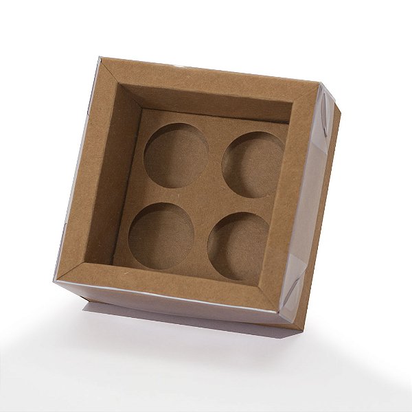 Caixa para 4 Doces Kraft (20 unidades)