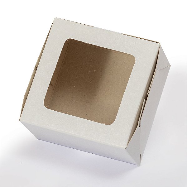 Caixa basculante Branca com Visor(20 unidades)