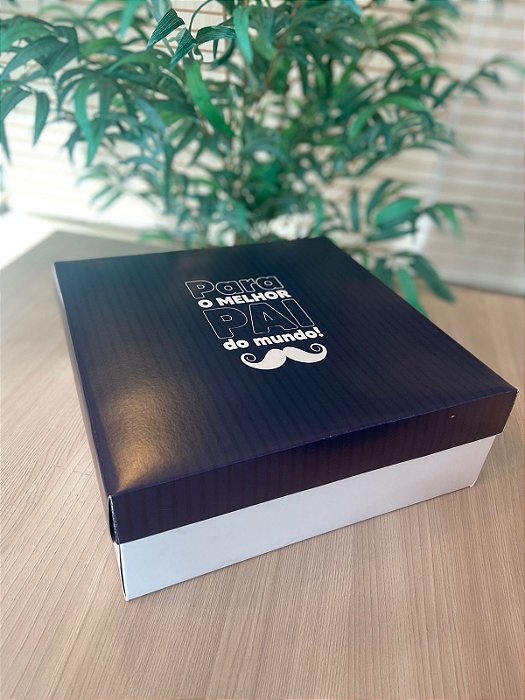 Caixa 28x28x10 Dia Dos Pais - Para o Melhor (10 unidades)