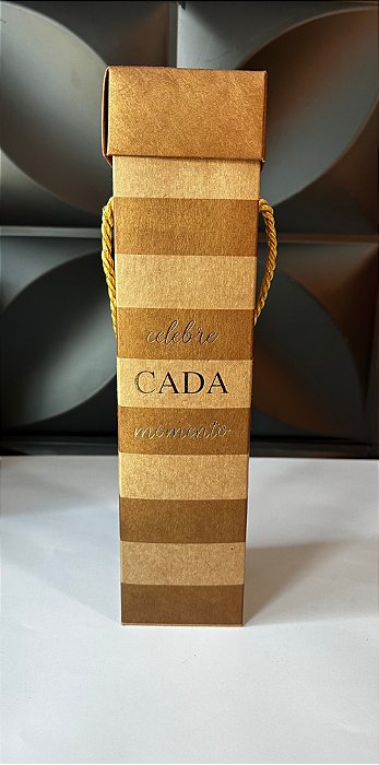 Caixa para vinho "Celebre Cada Momento" (10 unidades)