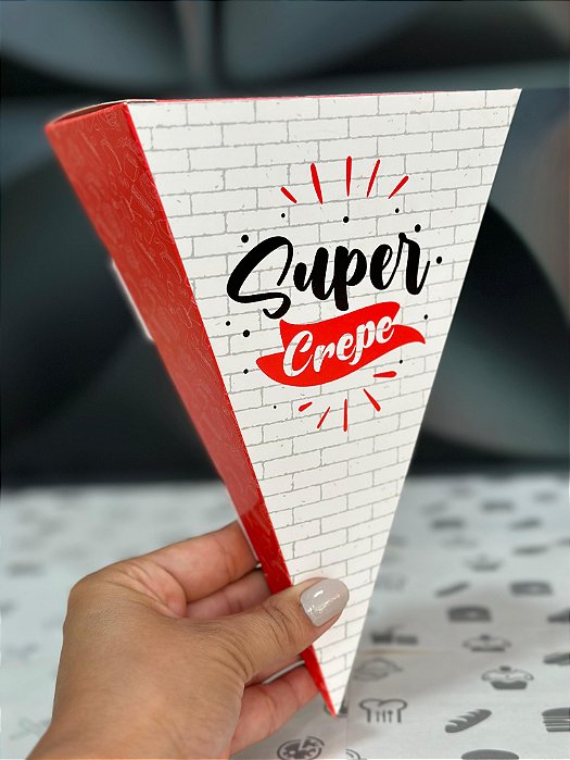 Caixa para Crepe - coleção ótima ideia (10 unidades)