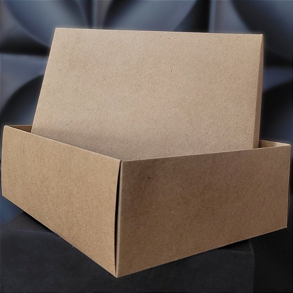 Caixa Lisa Kraft 28x28x10 -  (10 unidades)