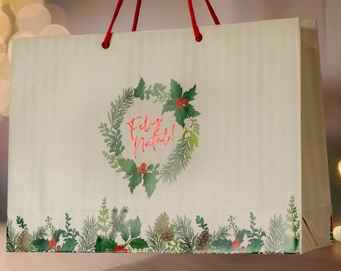 Sacola n°09 - Feliz Natal  (10 unidades)