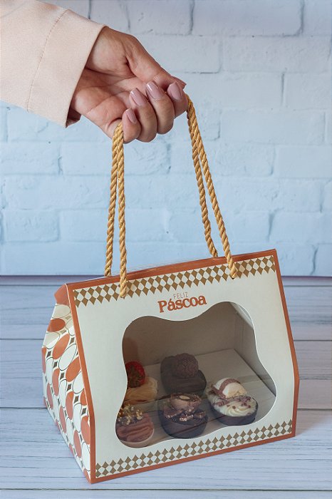 Maleta com berço para 5 mini ovos - Coleção Renovar (20 unidades)