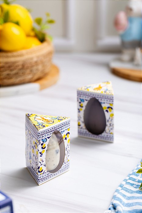 Caixa para mini ovo em pé - Coleção Bella Sicília (20 unidades)