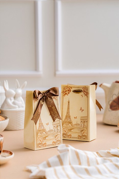 Caixa saquinho - Coleção Paris (20 unidades)
