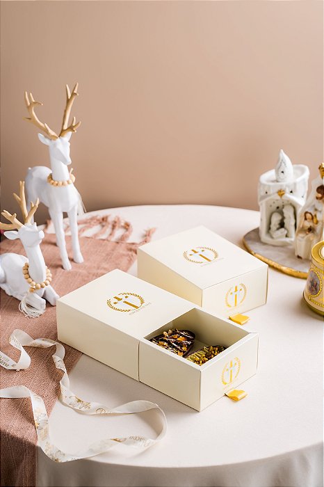 Caixa gaveta sem visor para 2 ovos - Coleção Ele Vive (20 unidades)