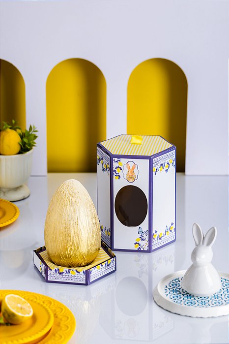 Caixa para ovo em pé - Coleção Bella Sicília (20 unidades)