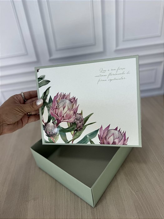 Caixa com tampa - Coleção Protea (20 unidades)