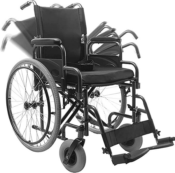 Cadeira de Rodas de Aço D400 T48 - Dellamed