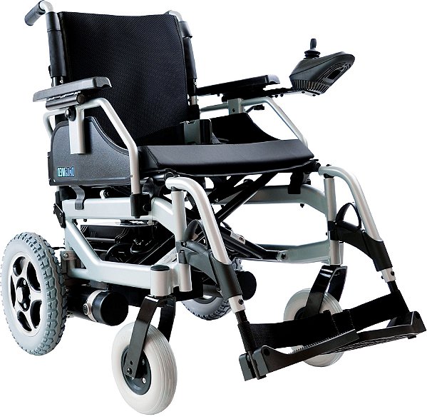 Cadeira de rodas motorizada alumínio D1000 120KG - Dellamed