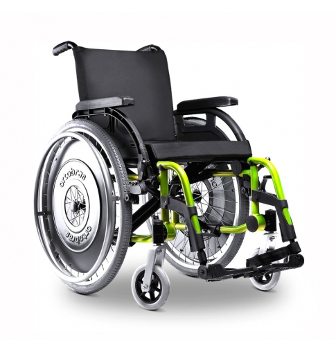 Cadeira de rodas alumínio aeronáutico K3 - Ortobras