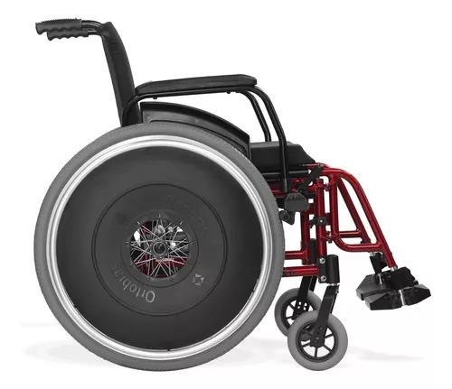 Cadeira Rodas Alumínio Desmontável Ulx Carga 200 Kg Ortobras