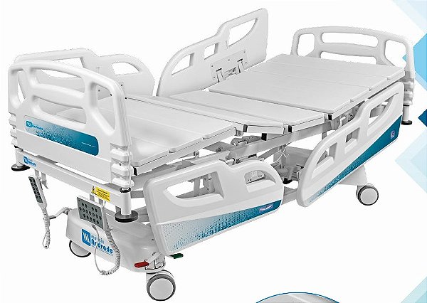 Cama fowler motorizada para obeso com 4 motores 250 kg
