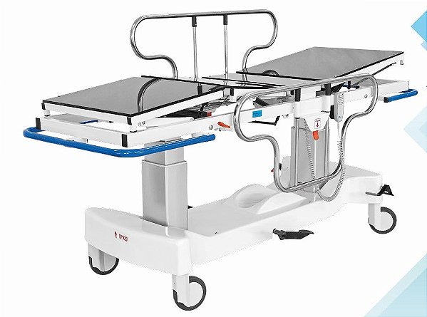 Carro maca motorizado com 2 colunas - até 250 kg