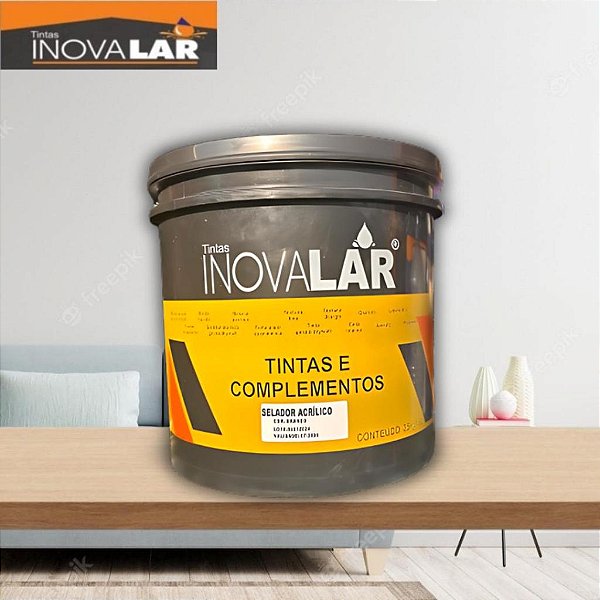Selador E Cobertura Para Tintas Acrílico Com 18KG Inovalar