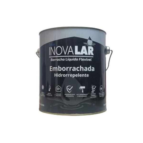 Inovalar Tinta Emborrachada Líquida Hidro Repelente 3,6l