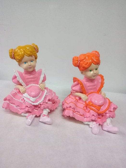 Ere Menina com Chapéu 18cm