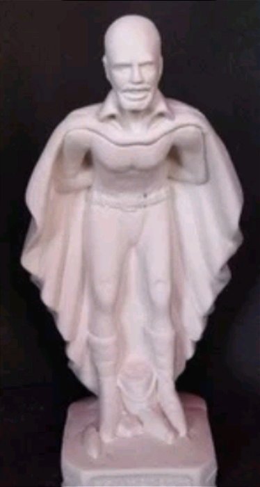 Exú Marabô 23cm Gesso Cru