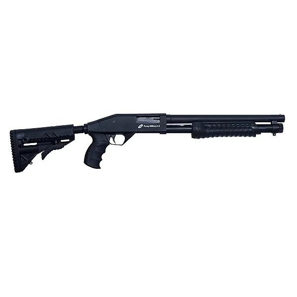 ESPINGARDA MILITARY 3.0 RT 14" RETRÁTIL - (sem acessórios)