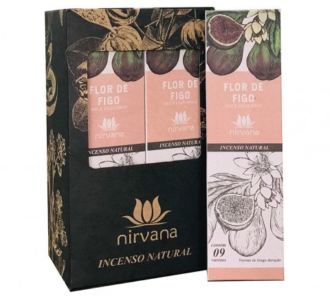 Incenso Nirvana Tradicional - Flor de Figo