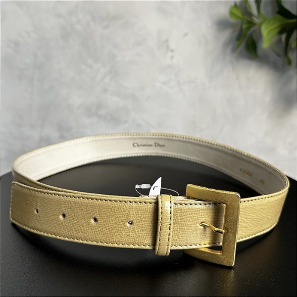 CINTO BEGE DIOR VINTAGE