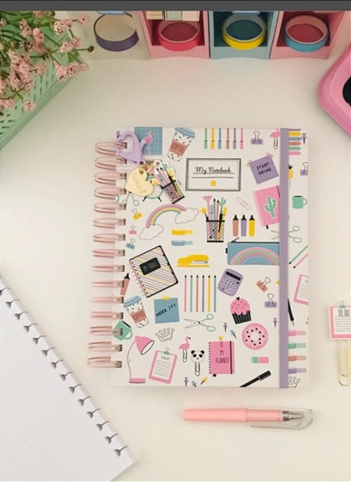 Caderno Wire-o Reposicionavel Back to School