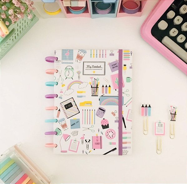 Caderno de disco Back to school