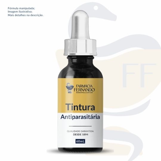 Tintura Antiparasitária 60mL - Protocolo Dra Hulda Clark