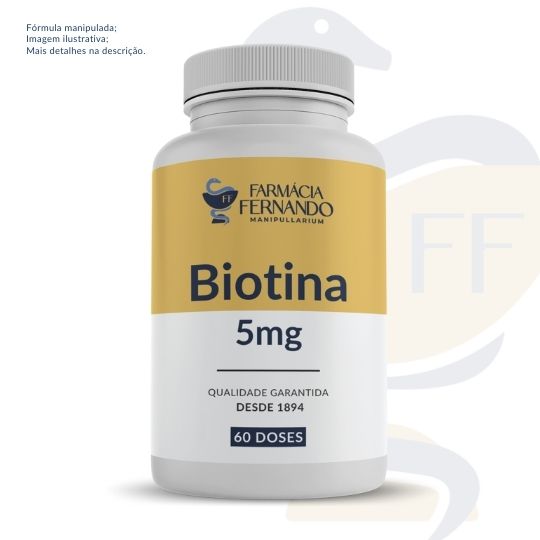 Biotina 5mg 60 doses