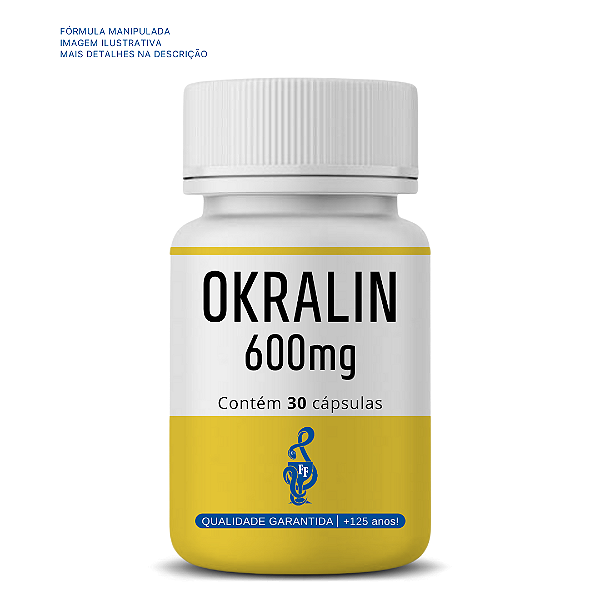 Okralin 600mg 30 doses - Bloqueador de gordura