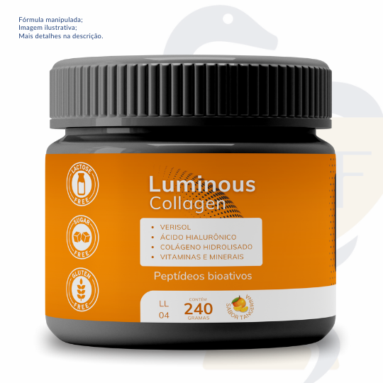 Luminous Collagen Verisol 240g - Sabor tangerina