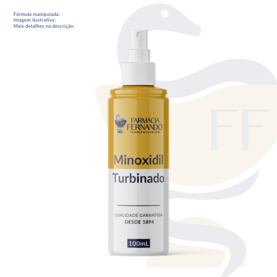 Minoxidil Turbinado 100mL - Solução Capilar Antiqueda