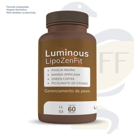 Luminous LipoZenFit 60 doses Emagrecedor | Redutor de apetite