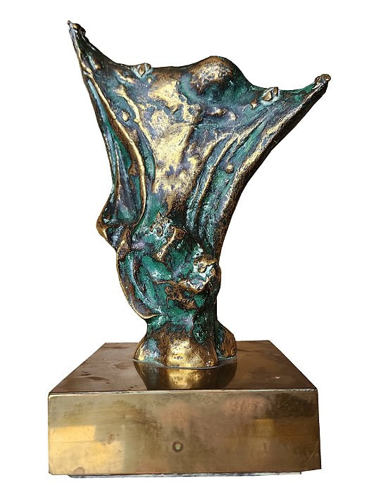 Domenico Calabrone # Escultura em Bronze 21x16x4cm (fora a base)
