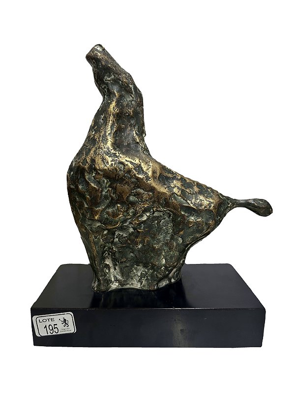 Domenico Calabrone - Escultura em Bronze  Cavalo  25x22cm (fora a base)