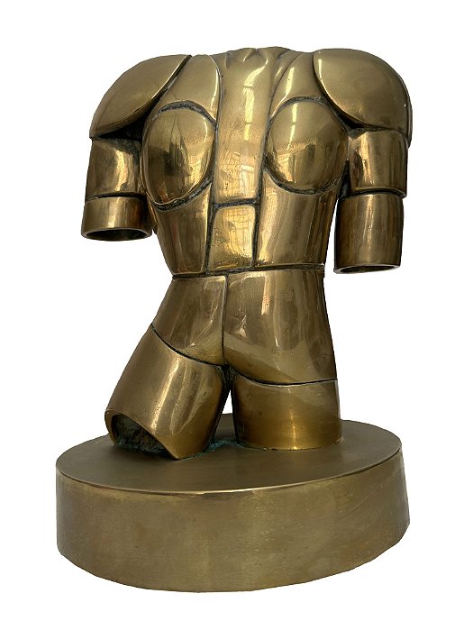 Miguel Ortiz Berrocal - "Torero. Homenaje al Niño de la Palma" - escultura em bronze 29x20cm