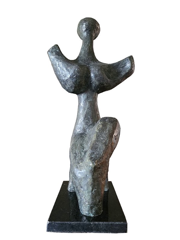 Bruno Giorgi #Escultura em Bronze  Mulher ao Luar 48X25X20 cm fora a base