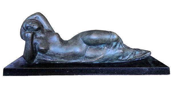 Alfredo Ceschiatti - Escultura em Bronze Guanabara 43x16x11cm fora a base  com selo Zani