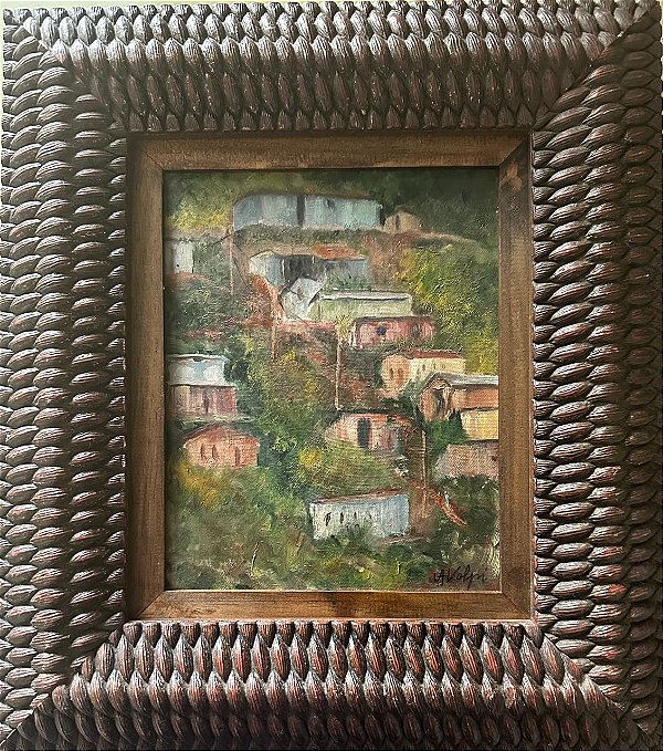 Alfredo Volpi, Óleo Sobre Tela, 23x19cm ! Certificado ! Jv9