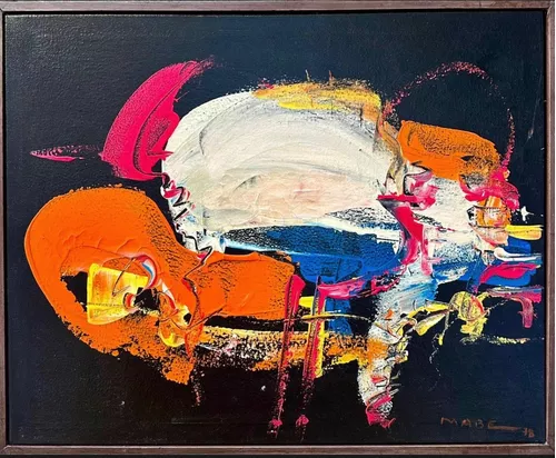 Manabu Mabe , Óleo Sobre Tela , 40x50cm ! Jv9