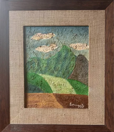 Amadeo Lorenzato -  Óleo Sobre Tela, 29x23cm (medidas internas) - Certificado! jv9